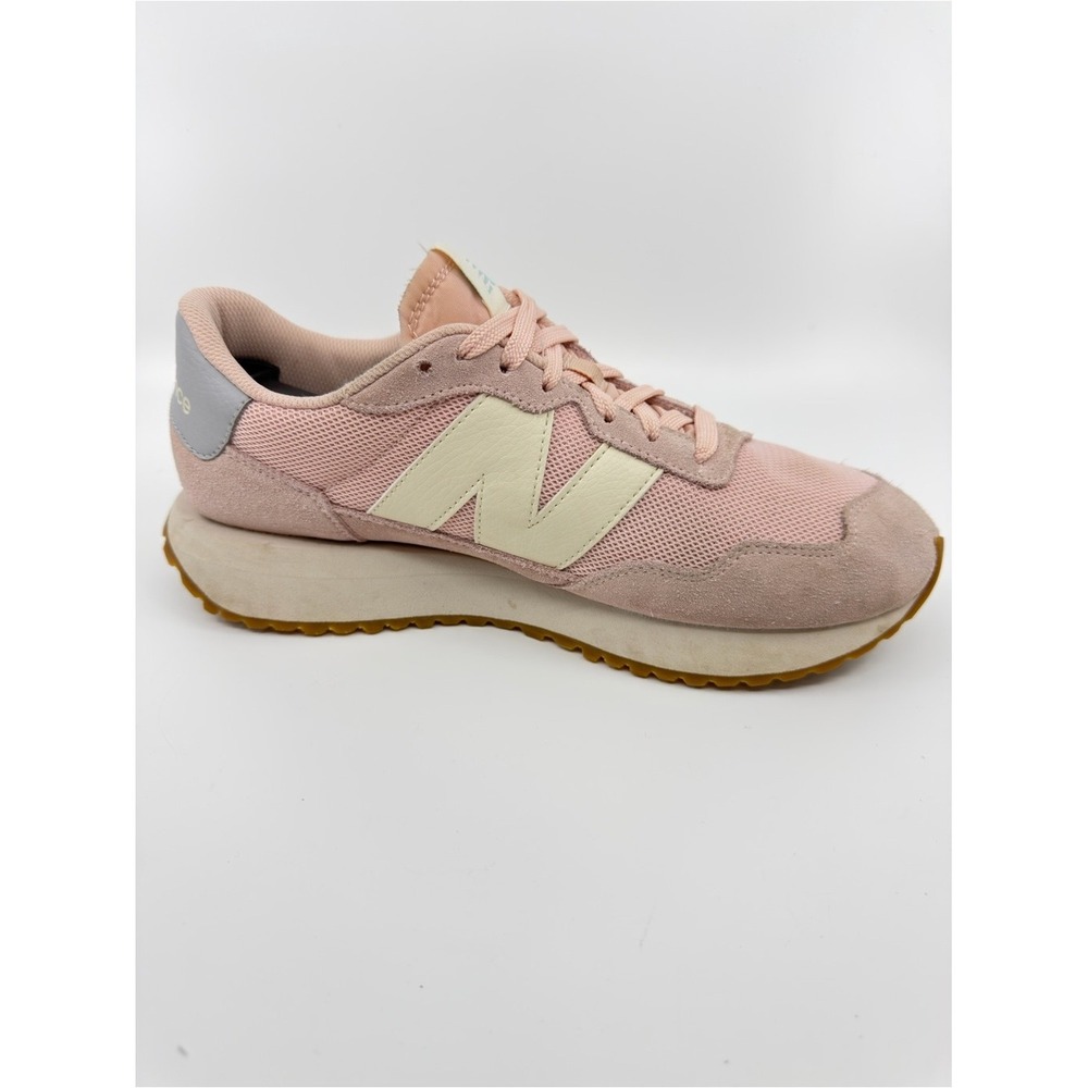New Balance 237 Sneakers Women 8 Pink Good Retro Mesh Suede Low Top WS237V1 - Picture 5 of 10